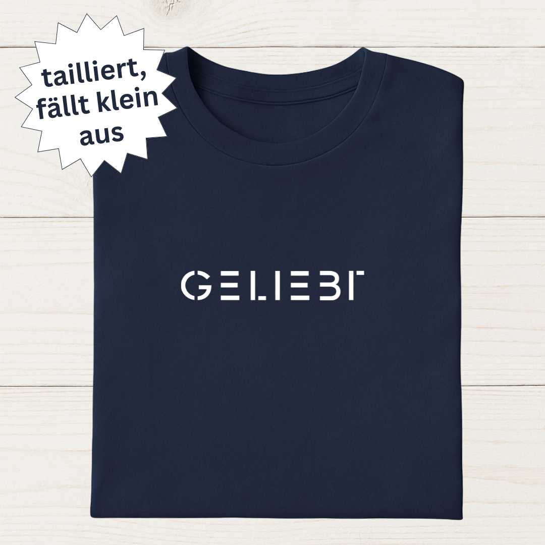 Jer 31,3 - GELIEBT -Schriftzug - Ladies Premium Shirt