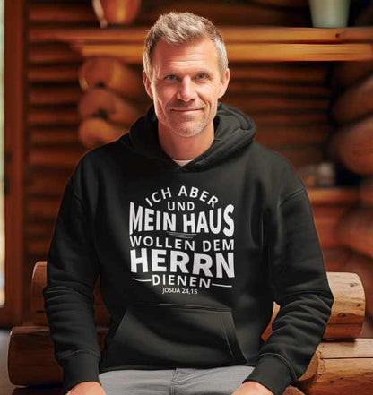 Jos 24,15 - Mein Haus (2) - Organic Hoodie