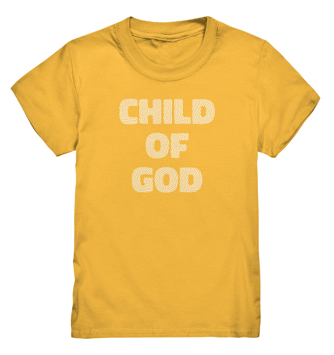 Joh 1,12 / Gal 3,26 - Child of God - Fingerprint Weiß - FP - Kids Premium Shirt