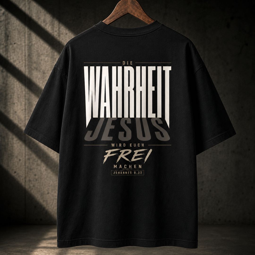 Johannes 8,32 – Die Wahrheit | Oversize Shirt