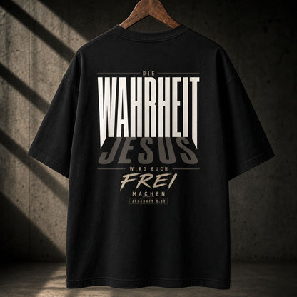 Johannes 8,32 – Die Wahrheit | Oversize Shirt