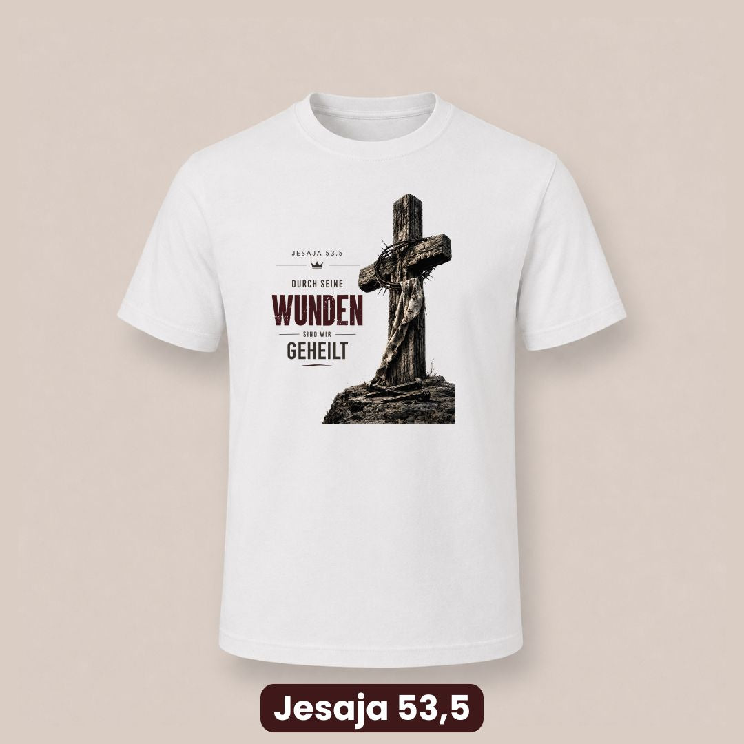 Jesaja 53,5 - GEHEILT | Organic Shirt