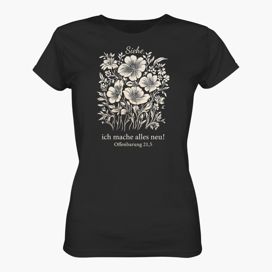 Offb 21,5 - Alles neu - floral - FP - Ladies Premium Shirt