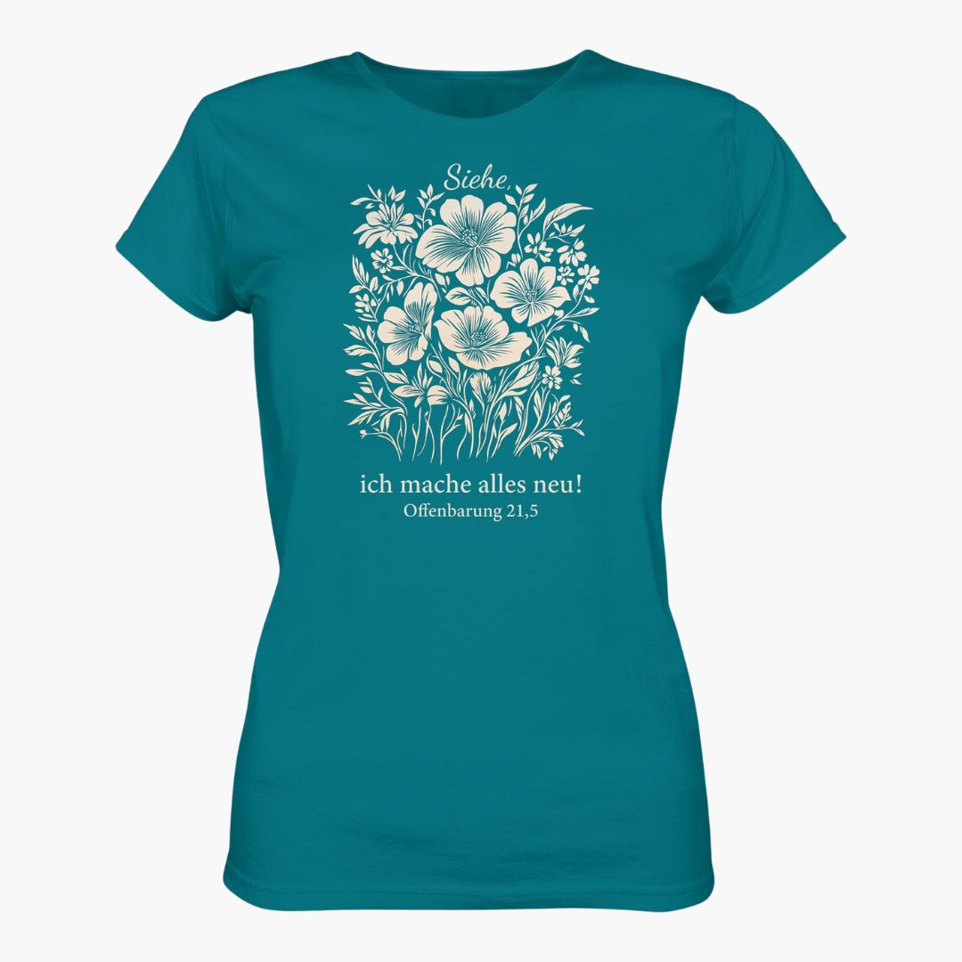 Offb 21,5 - Alles neu - floral - FP - Ladies Premium Shirt
