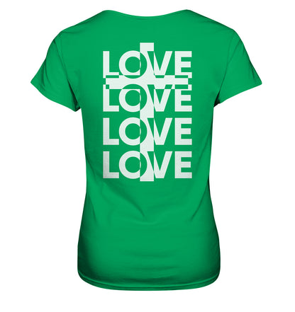 Joh 15,13 - LOVE - Kreuz - Ladies Premium Shirt