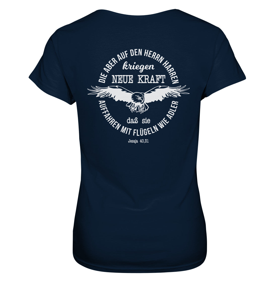 Jes 40,31 - Auffahren mit Flügeln wie Adler 2 - Ladies Premium Shirt