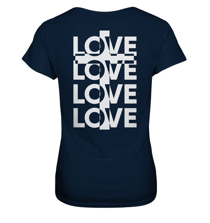 Joh 15,13 - LOVE - Kreuz - Ladies Premium Shirt