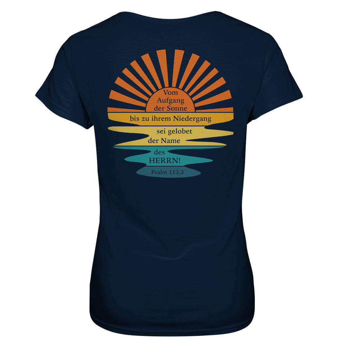 Ps 113,3 - Vom Aufgang der Sonne - Ladies Premium Shirt