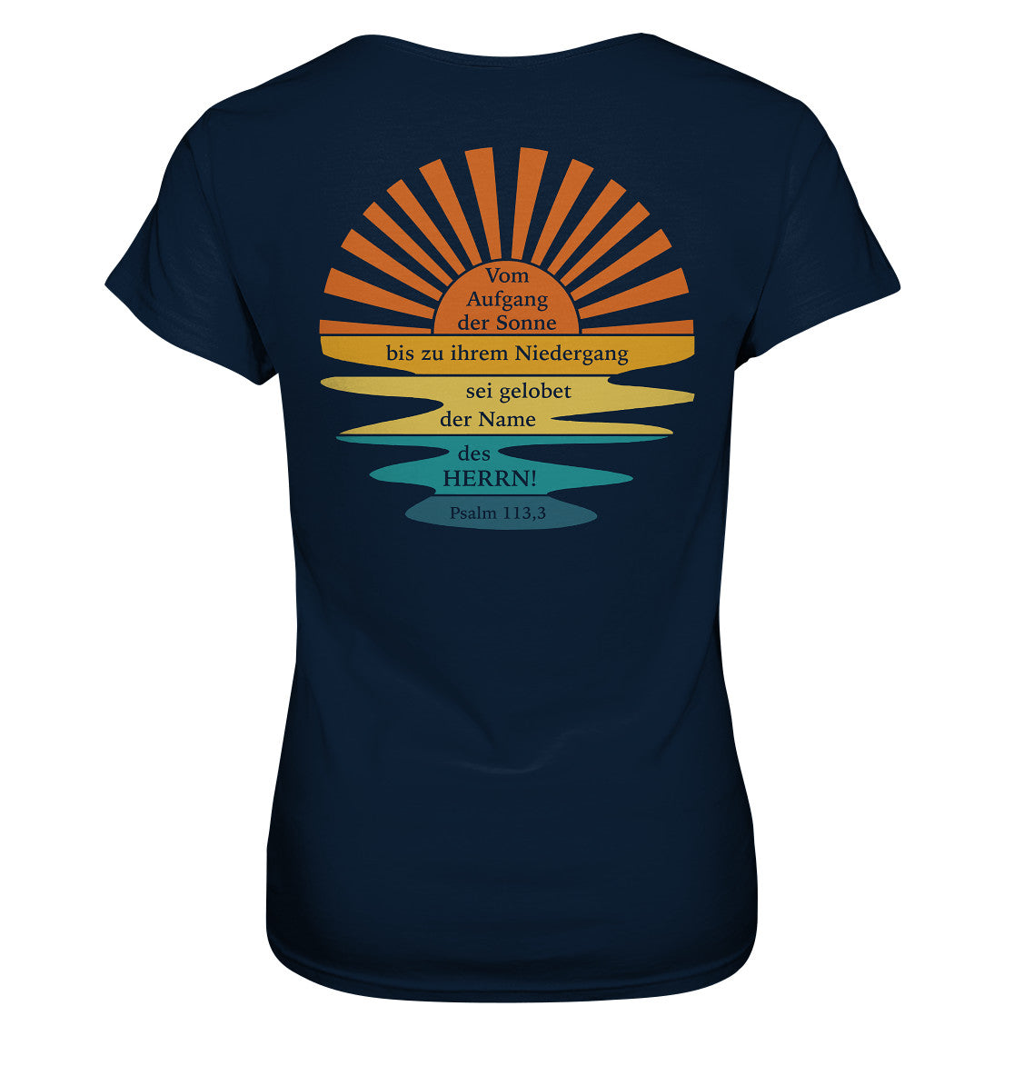 Ps 113,3 - Vom Aufgang der Sonne - Ladies Premium Shirt