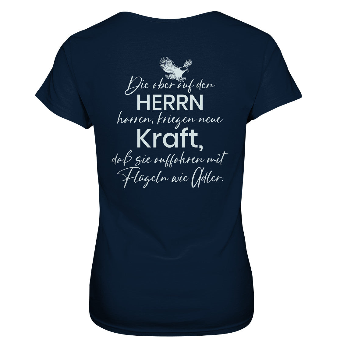 Jes 40,31 - Auffahren mit Flügeln wie Adler - Ladies Premium Shirt