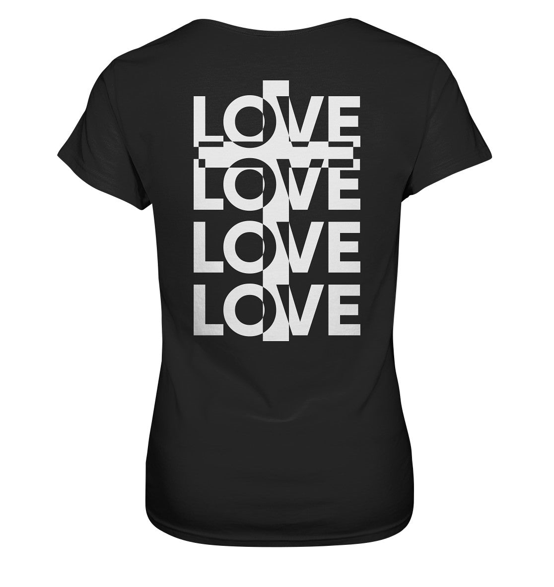 Joh 15,13 - LOVE - Kreuz - Ladies Premium Shirt