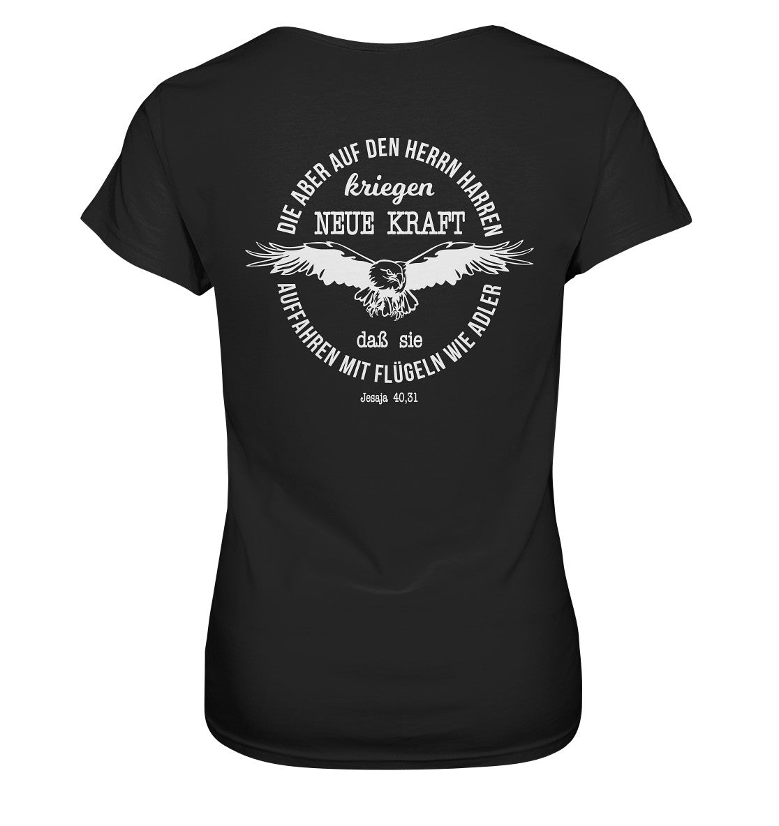 Jes 40,31 - Auffahren mit Flügeln wie Adler 2 - Ladies Premium Shirt