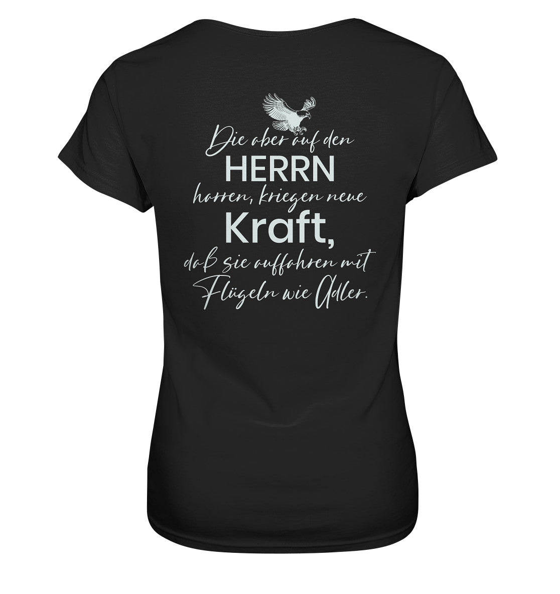 Jes 40,31 - Auffahren mit Flügeln wie Adler - Ladies Premium Shirt