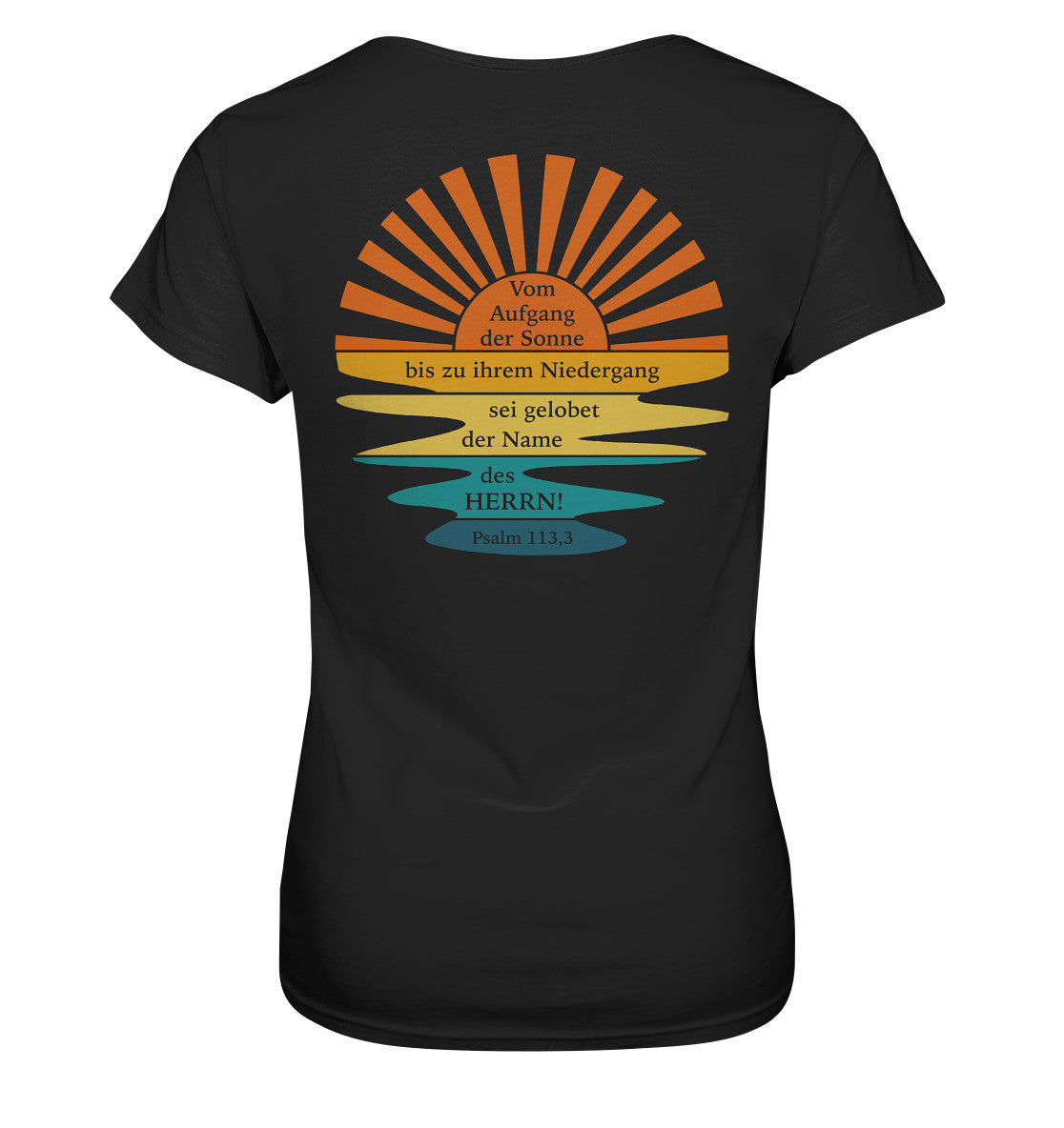 Ps 113,3 - Vom Aufgang der Sonne - Ladies Premium Shirt