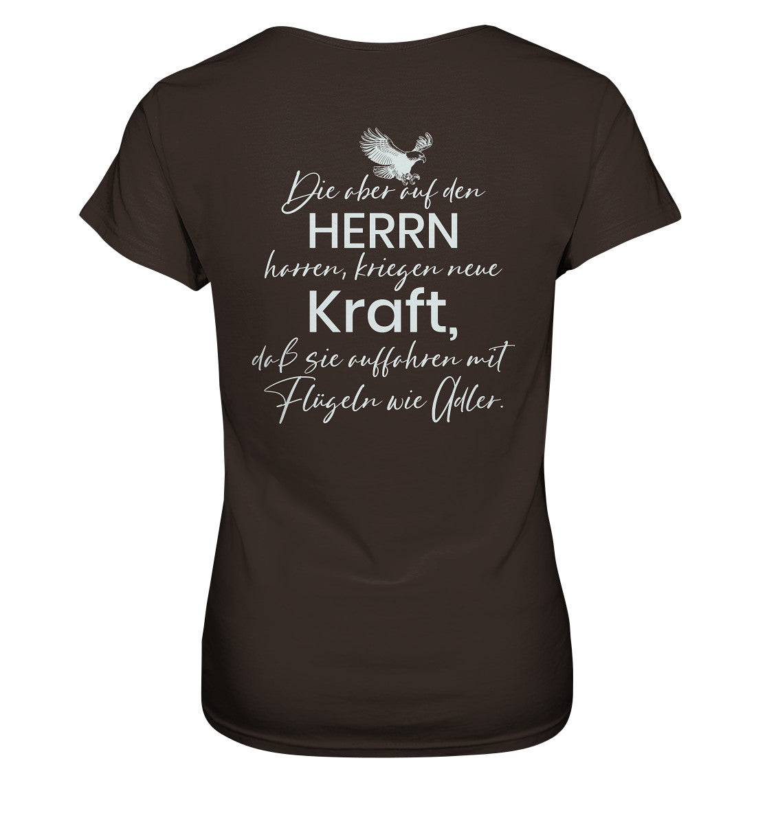 Jes 40,31 - Auffahren mit Flügeln wie Adler - Ladies Premium Shirt