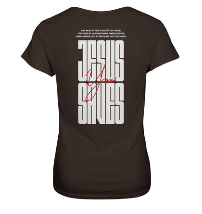 Apg 4,12 - JESUS SAVES - Rückenprint - Ladies Premium Shirt