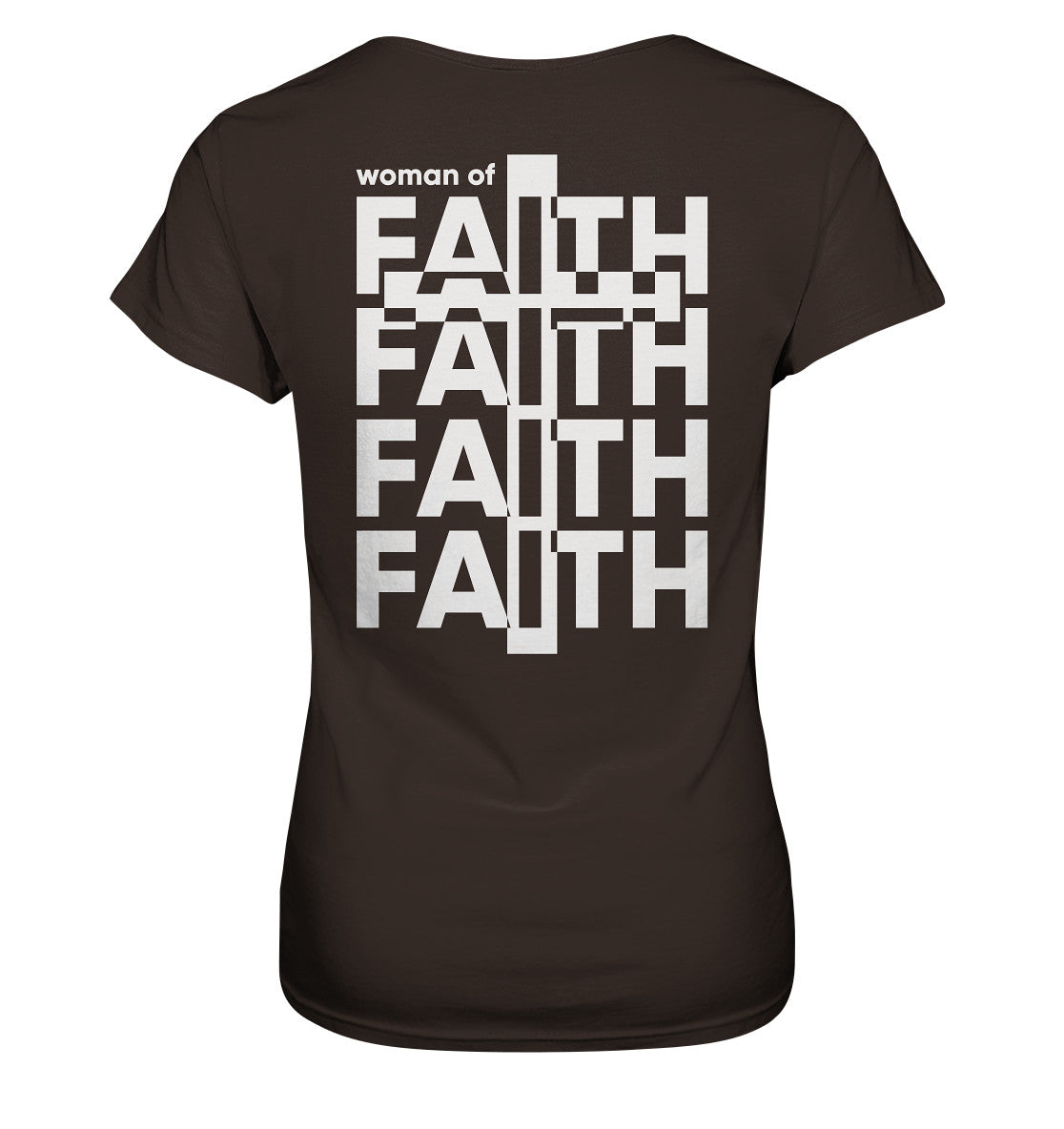 Woman of Faith - Ladies Premium Shirt