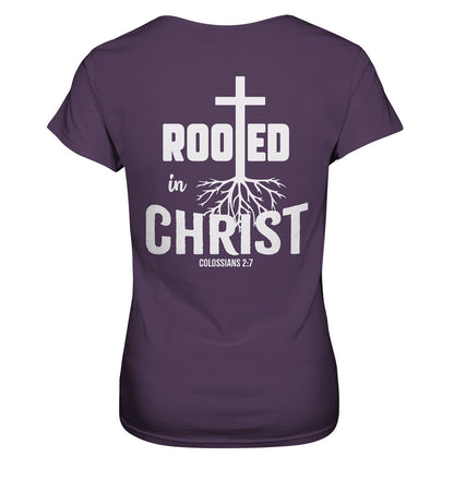 Kol 2,7 - Rooted in Christ - Ladies Premium Shirt
