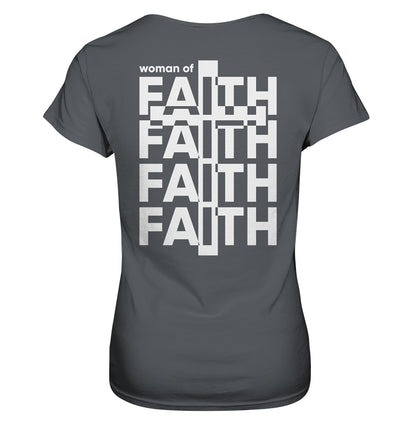 Woman of Faith - Ladies Premium Shirt