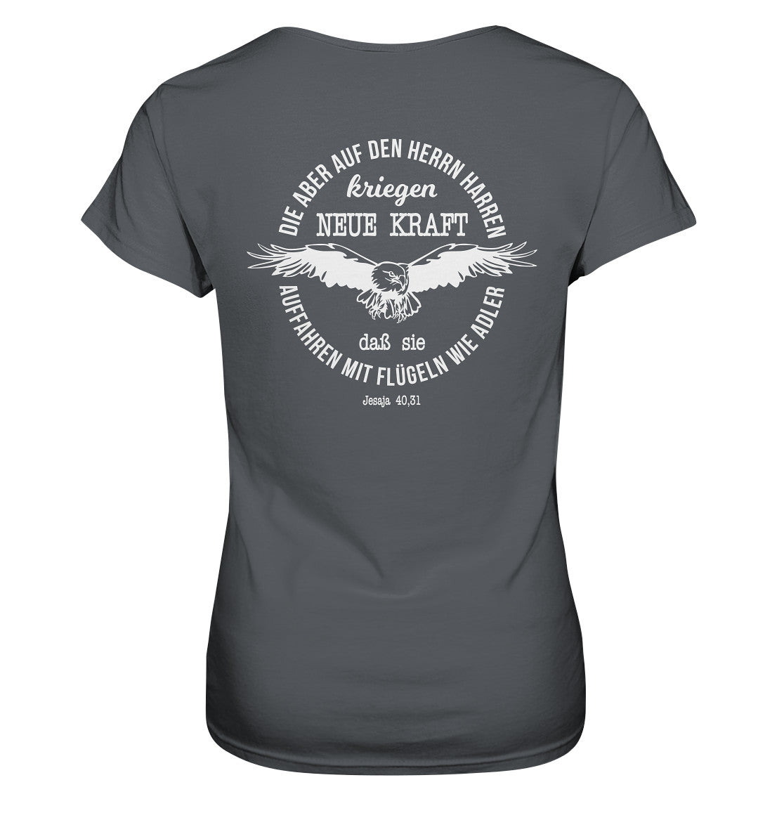 Jes 40,31 - Auffahren mit Flügeln wie Adler 2 - Ladies Premium Shirt