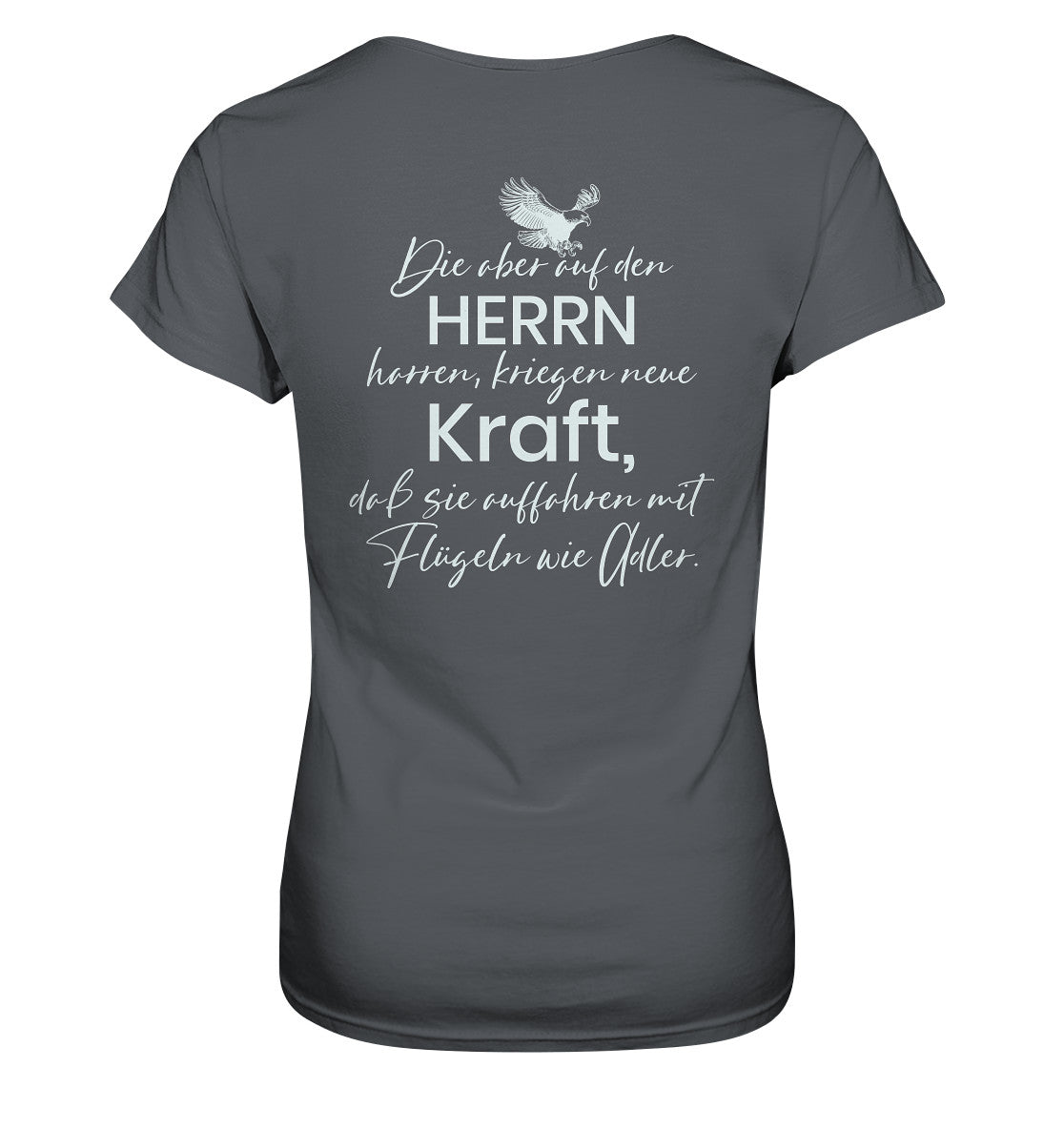Jes 40,31 - Auffahren mit Flügeln wie Adler - Ladies Premium Shirt