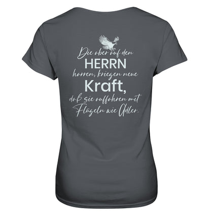 Jes 40,31 - Auffahren mit Flügeln wie Adler - Ladies Premium Shirt