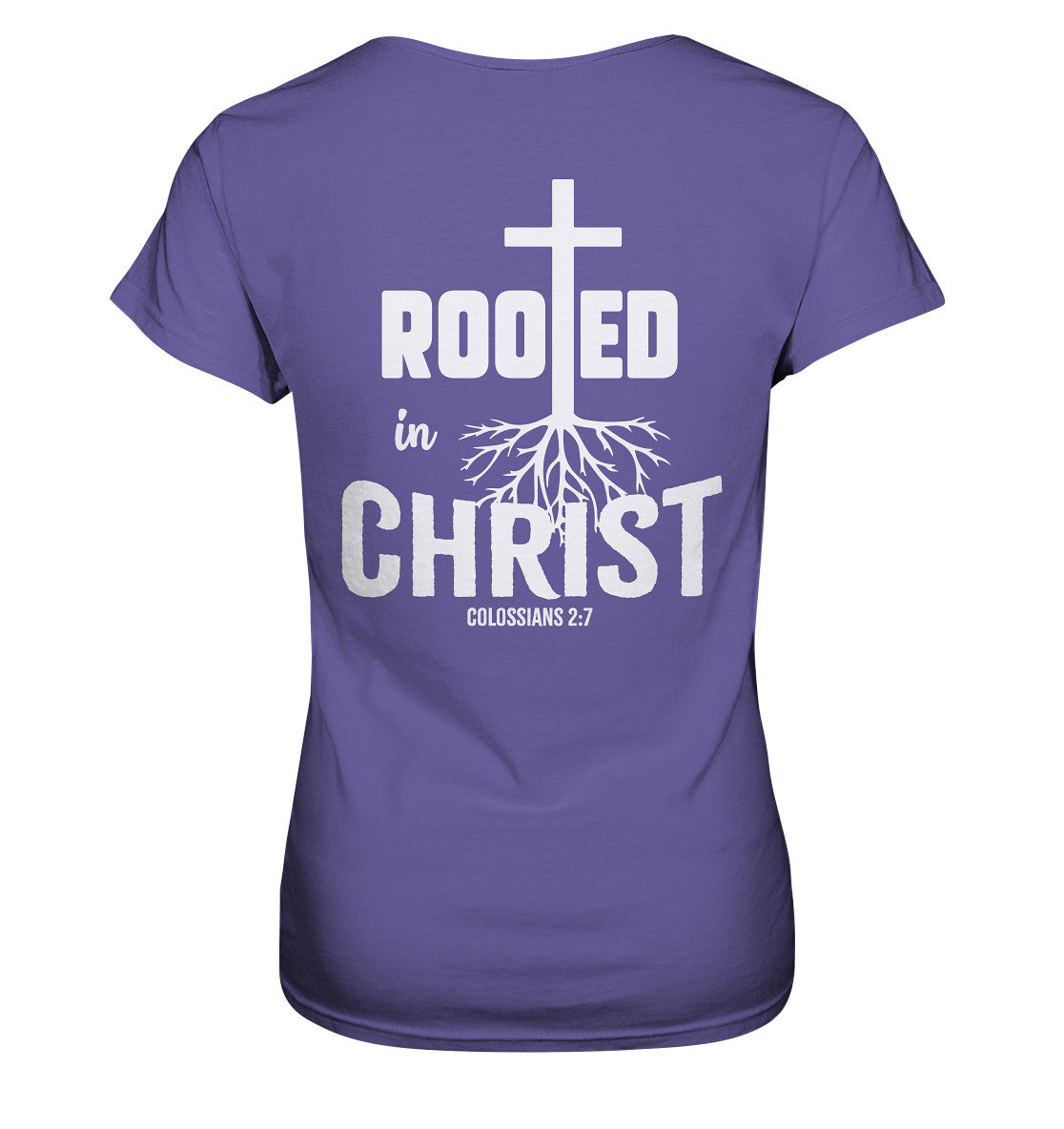 Kol 2,7 - Rooted in Christ - Ladies Premium Shirt