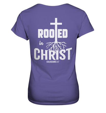 Kol 2,7 - Rooted in Christ - Ladies Premium Shirt