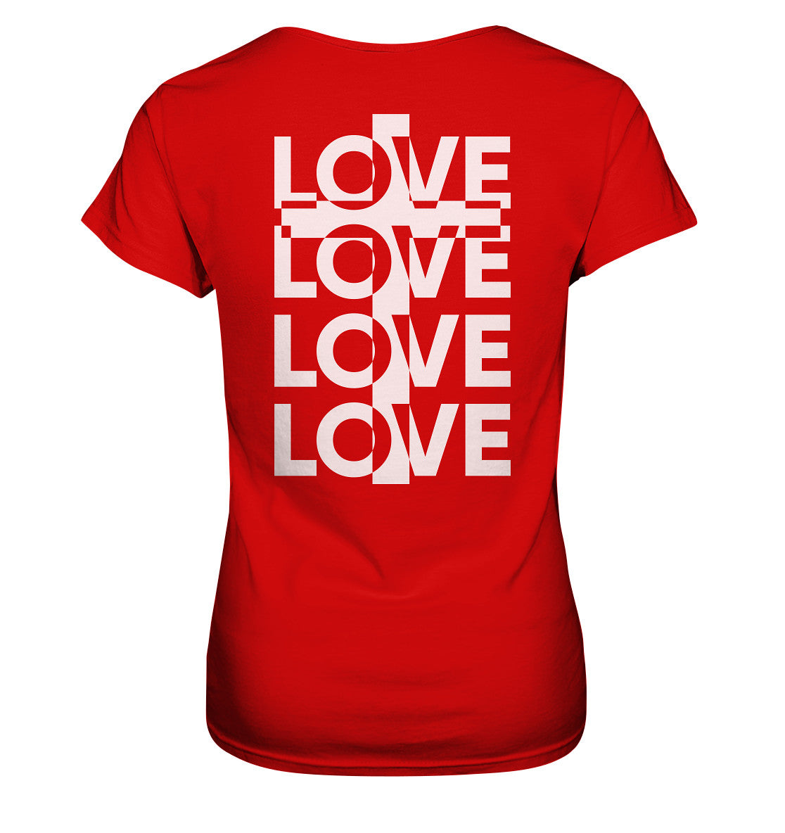 Joh 15,13 - LOVE - Kreuz - Ladies Premium Shirt