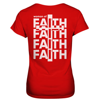 Woman of Faith - Ladies Premium Shirt