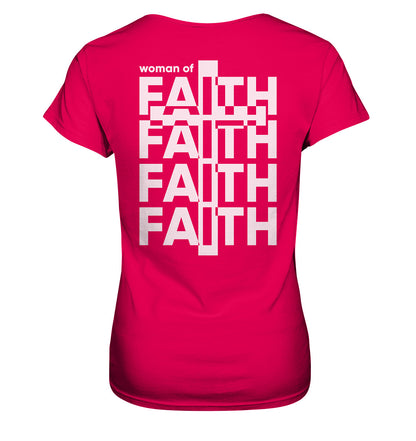 Woman of Faith - Ladies Premium Shirt