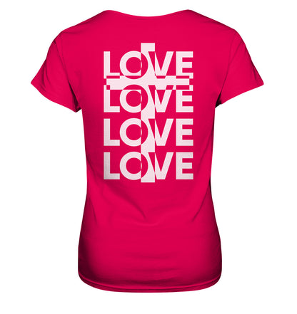 Joh 15,13 - LOVE - Kreuz - Ladies Premium Shirt