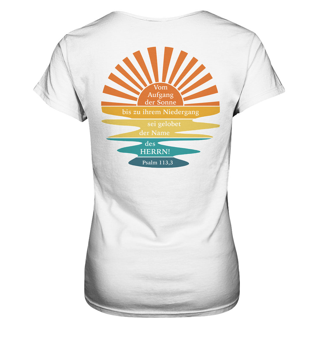 Ps 113,3 - Vom Aufgang der Sonne - Ladies Premium Shirt