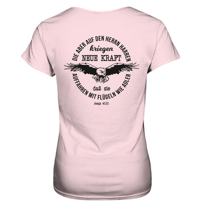 Jes 40,31 - Auffahren mit Flügeln wie Adler 2 - Ladies Premium Shirt