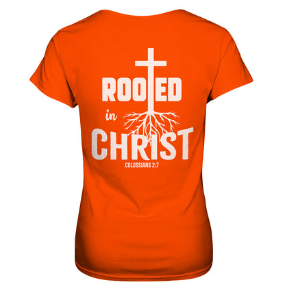 Kol 2,7 - Rooted in Christ - Ladies Premium Shirt