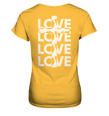 Joh 15,13 - LOVE - Kreuz - Ladies Premium Shirt