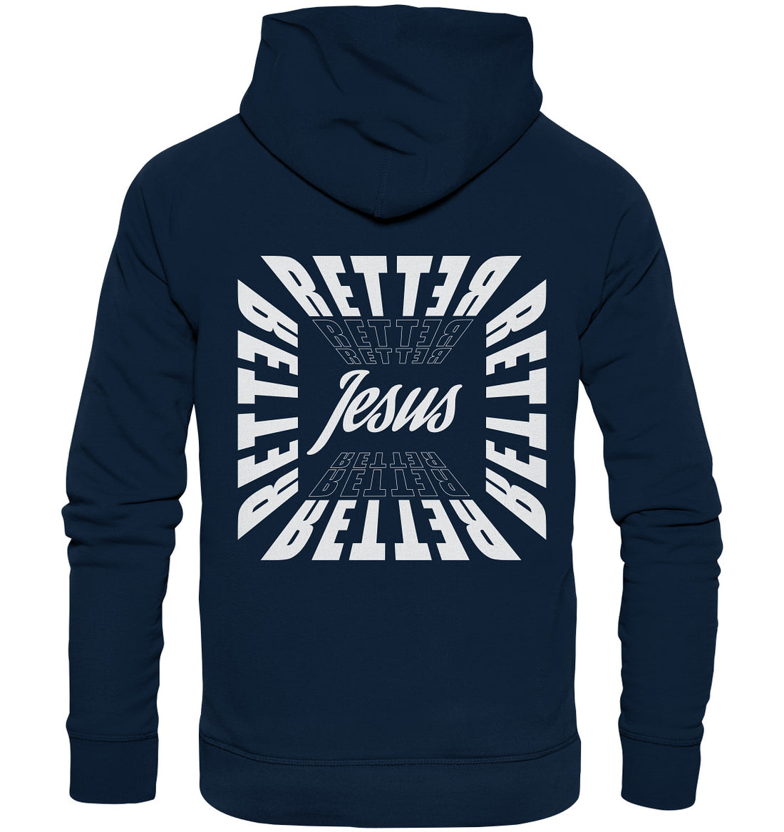 1.Joh 4,14 - RETTER - Jesus - Organic Basic Hoodie