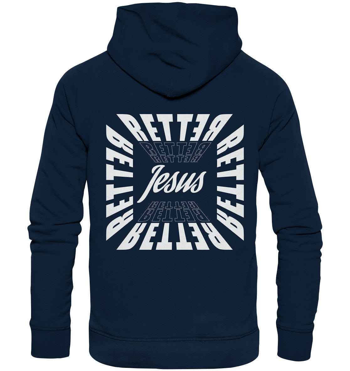1.Joh 4,14 - RETTER - Jesus - Organic Basic Hoodie