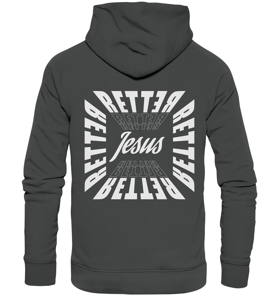 1.Joh 4,14 - RETTER - Jesus - Organic Basic Hoodie