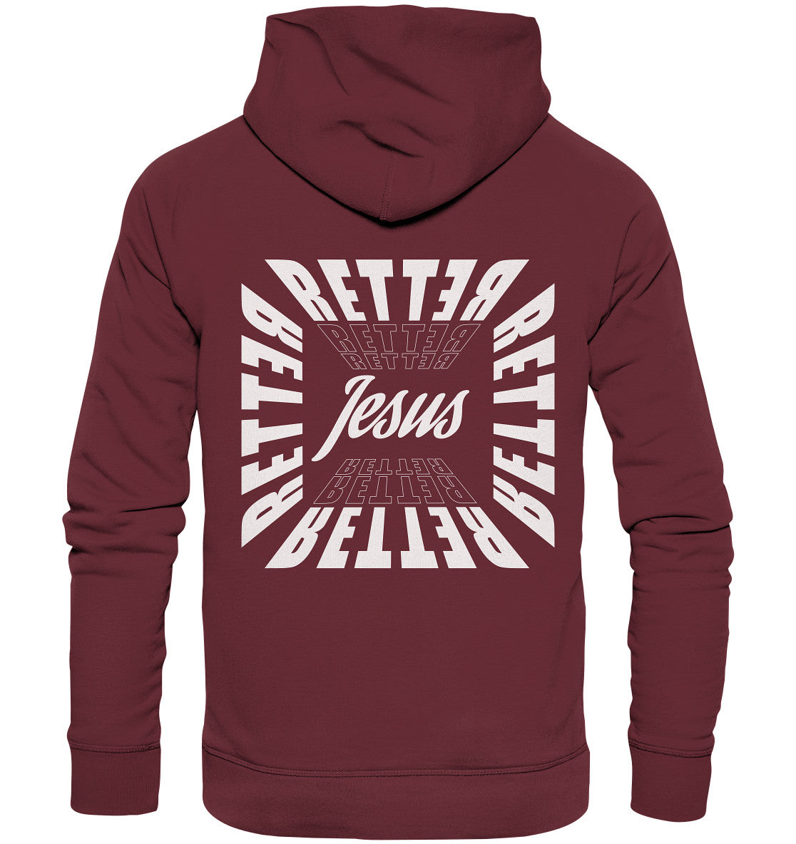 1.Joh 4,14 - RETTER - Jesus - Organic Basic Hoodie