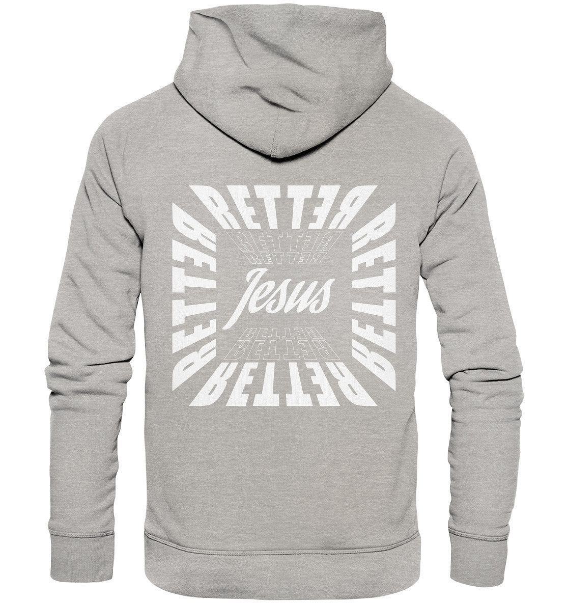 1.Joh 4,14 - RETTER - Jesus - Organic Basic Hoodie