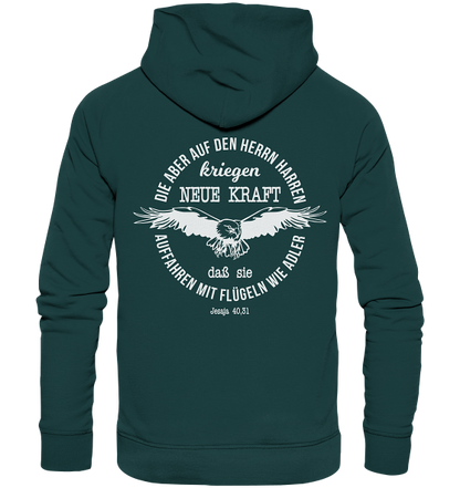 Jes 40,31 - Adler (2) - Superflausch-Hoodie