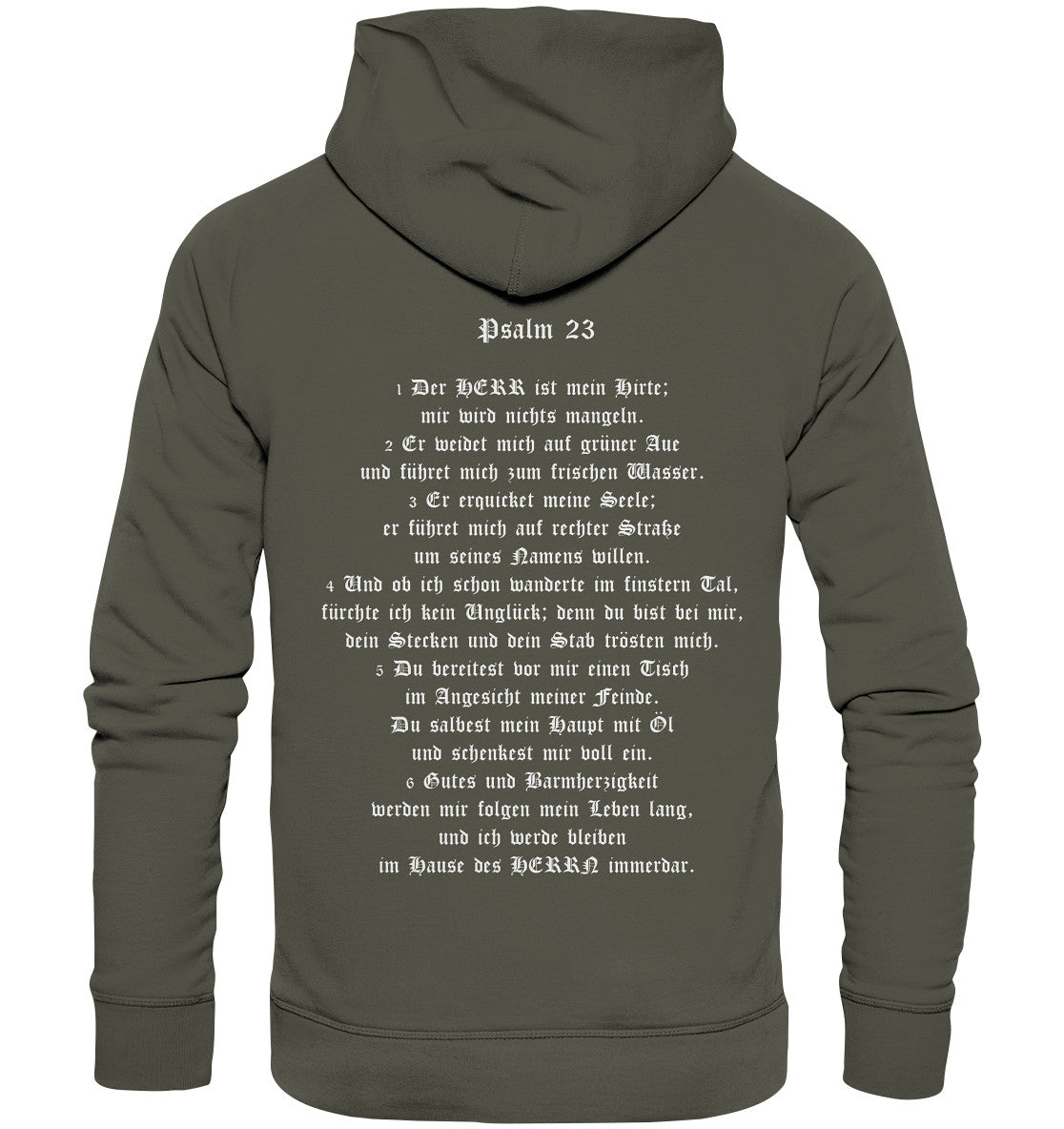 Ps 23 - Organic Hoodie