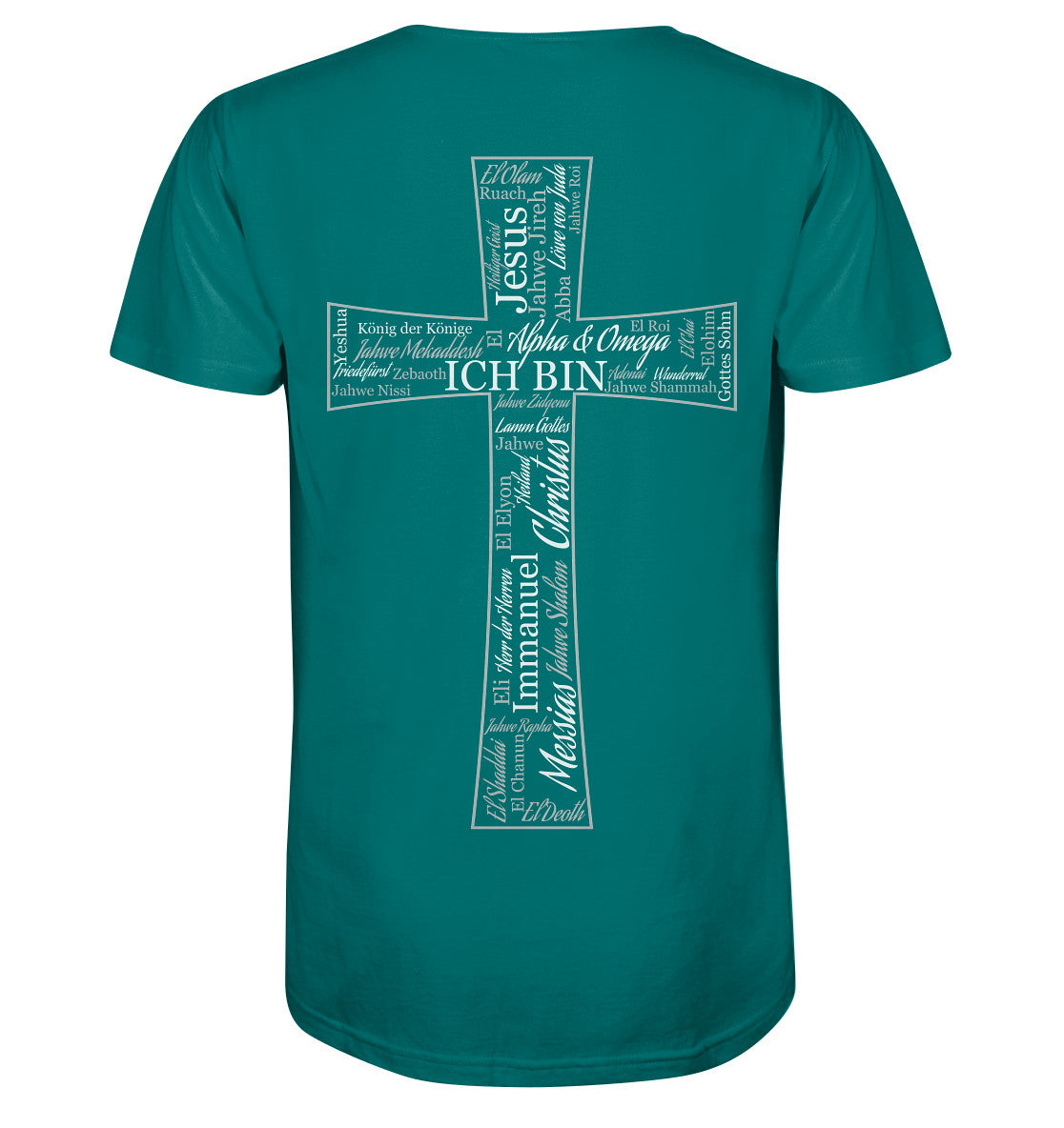 Namen Gottes - Kreuz - Organic Shirt