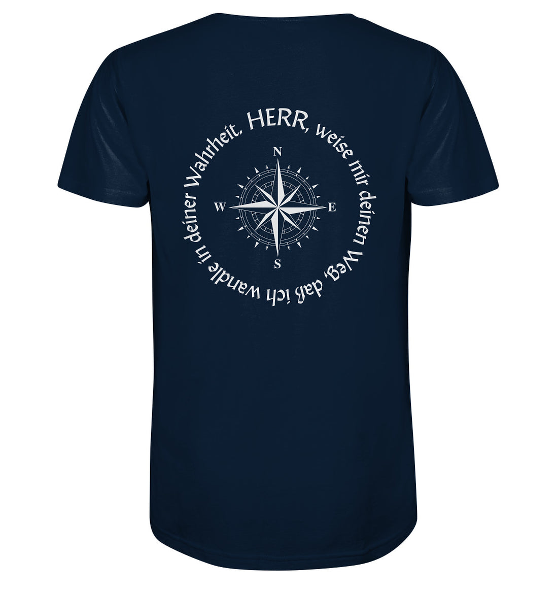 Ps 86,11 - Kompassrose - Organic Shirt
