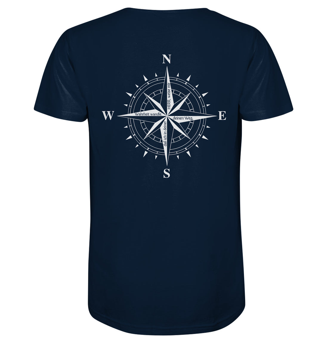 Ps 86,11 - Kompassrose (2) - Organic Shirt