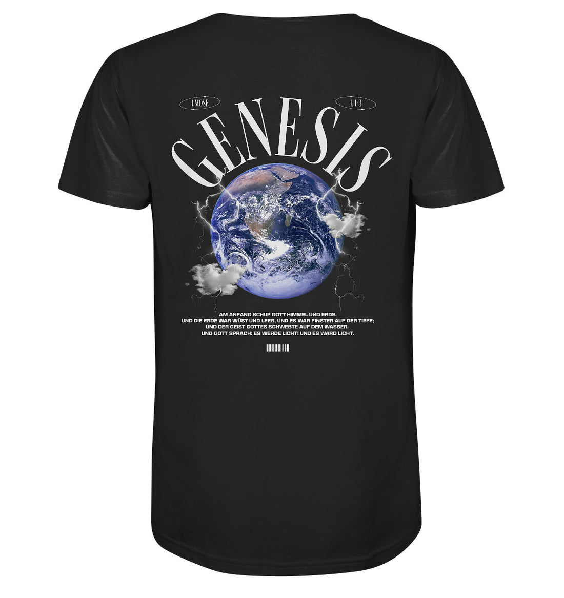 1.Mo 1,1-3 - GENESIS - Rückenprint - Organic Shirt