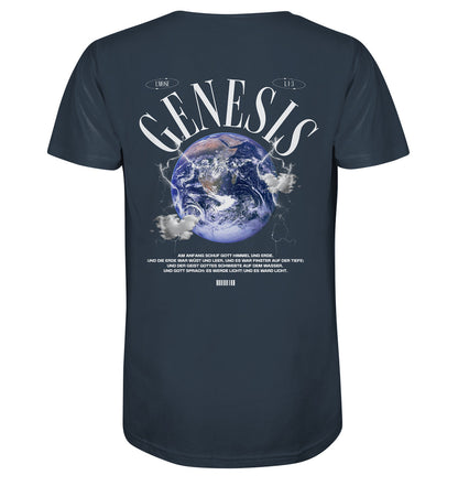 1.Mo 1,1-3 - GENESIS - Rückenprint - Organic Shirt