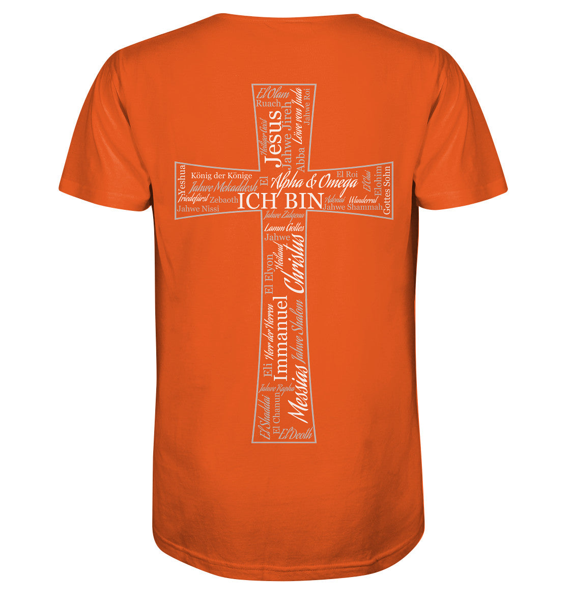 Namen Gottes - Kreuz - Organic Shirt