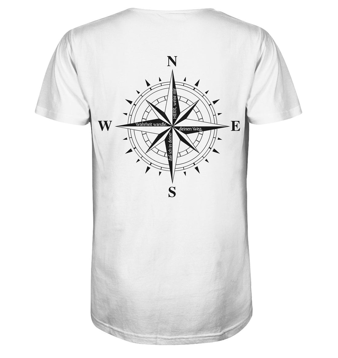 Ps 86,11 - Kompassrose (2) - Organic Shirt